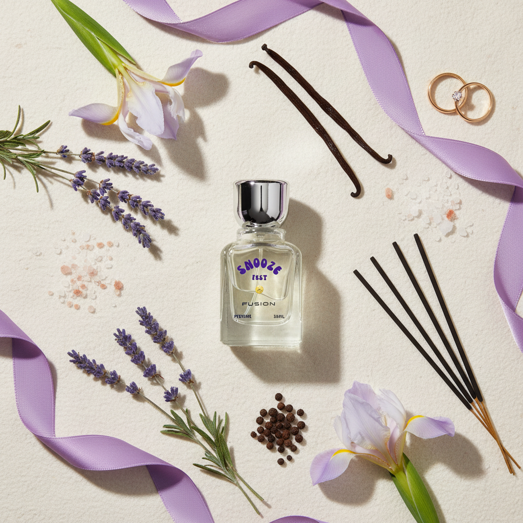 Snooze Fest EDP Flat Lay