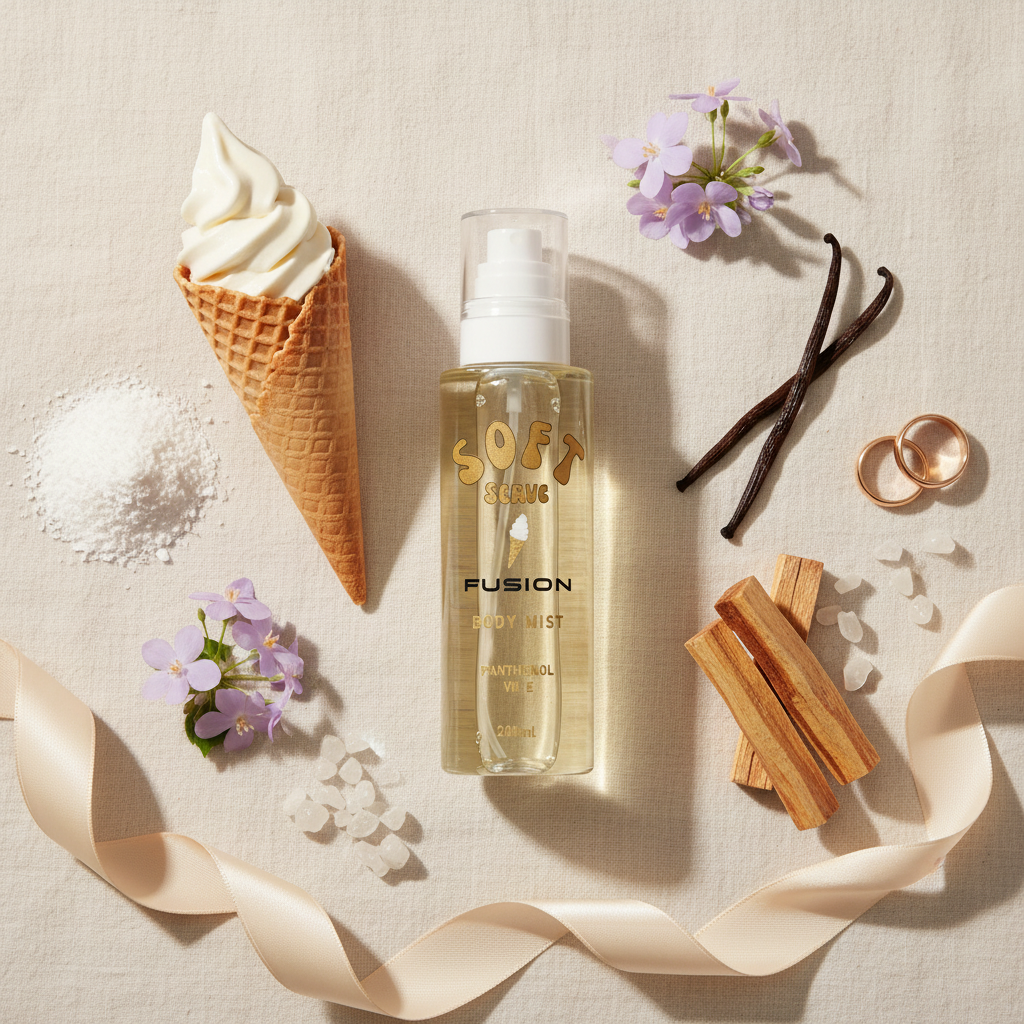 Soft Serve Flat Lay